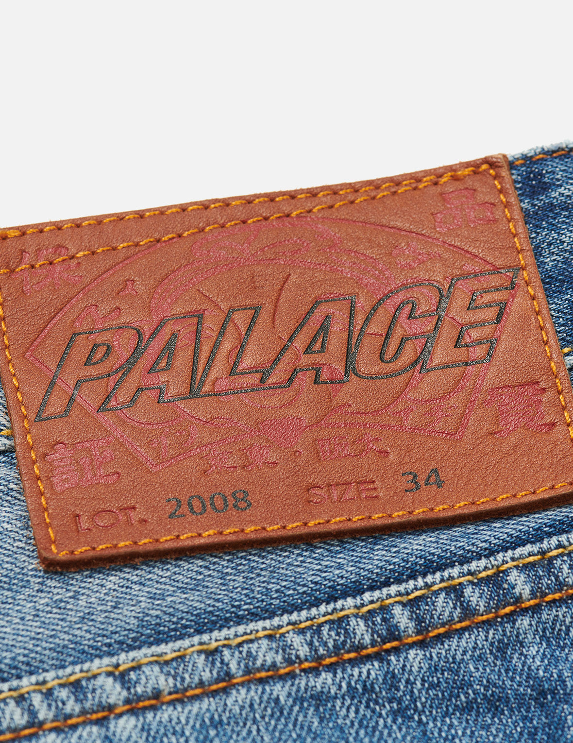 PALACE EVISU Dice Daicock Print Regular Straight Fit Jeans #2008