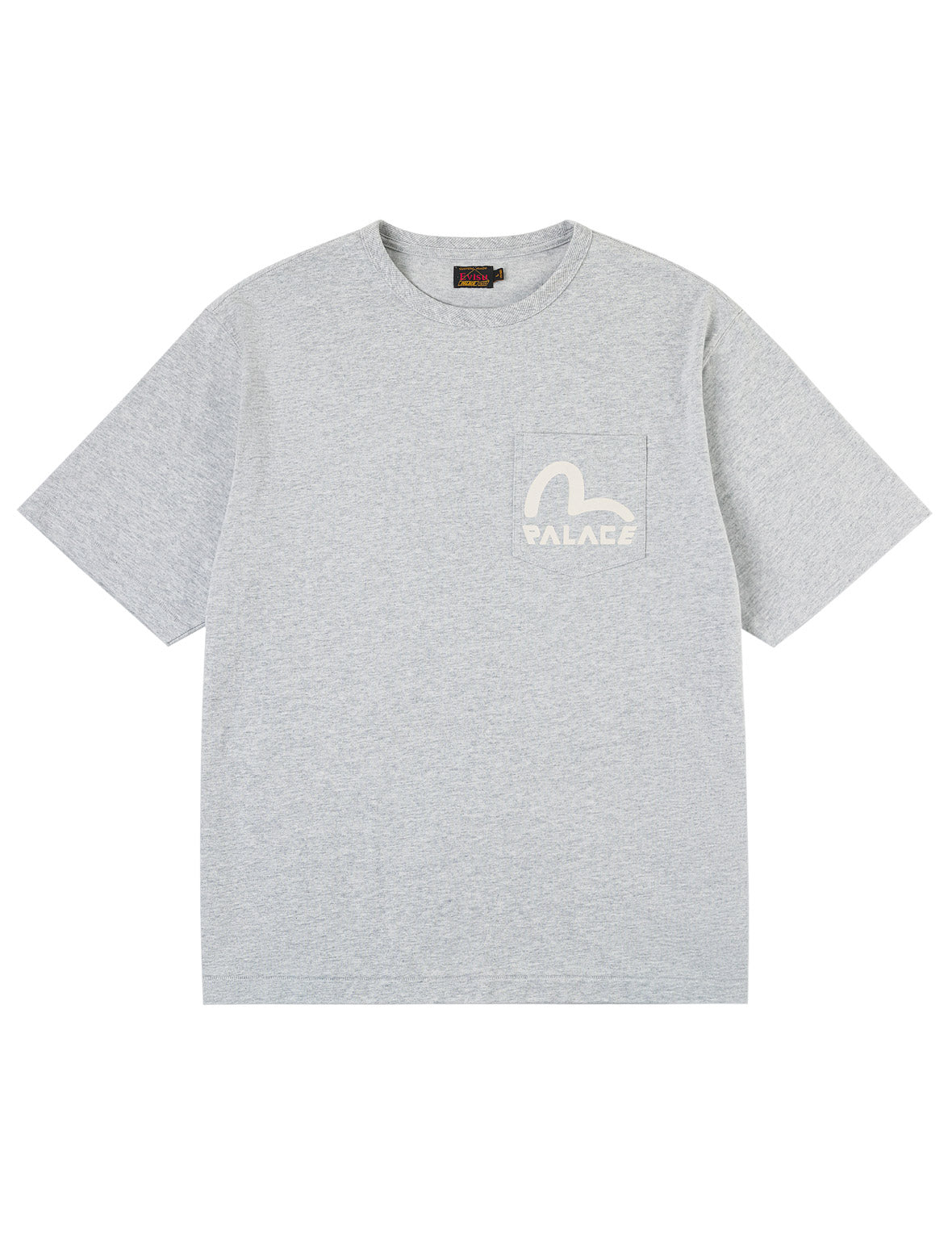 トップス PALACE EVISU HEAVY WASH T-SHIRT GREYMARL PALACE EVISU HEAVY WASH T-SHIRT GREYMARL 【公式通販】