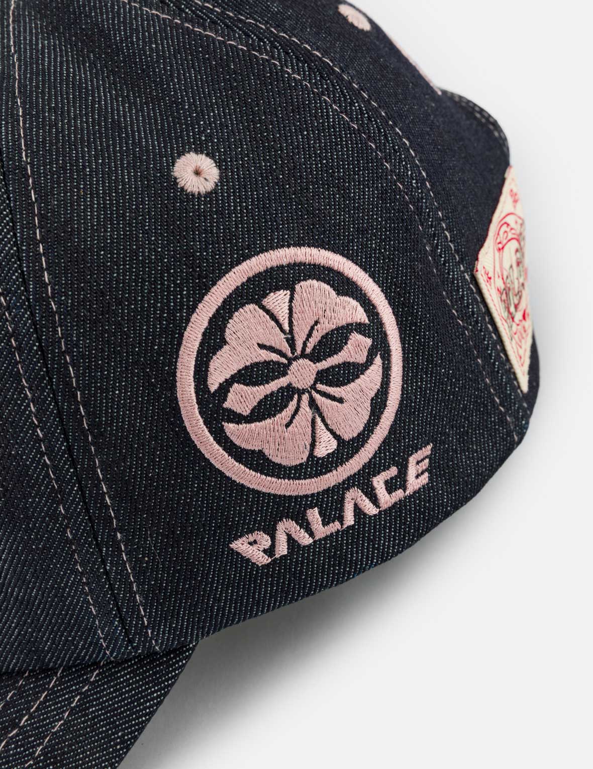 PALACE EVISU Deep Indigo Embroidery Denim Cap